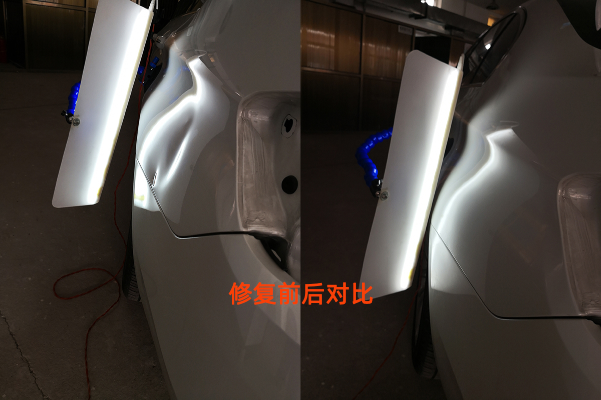 车辆凹陷无痕修复案例